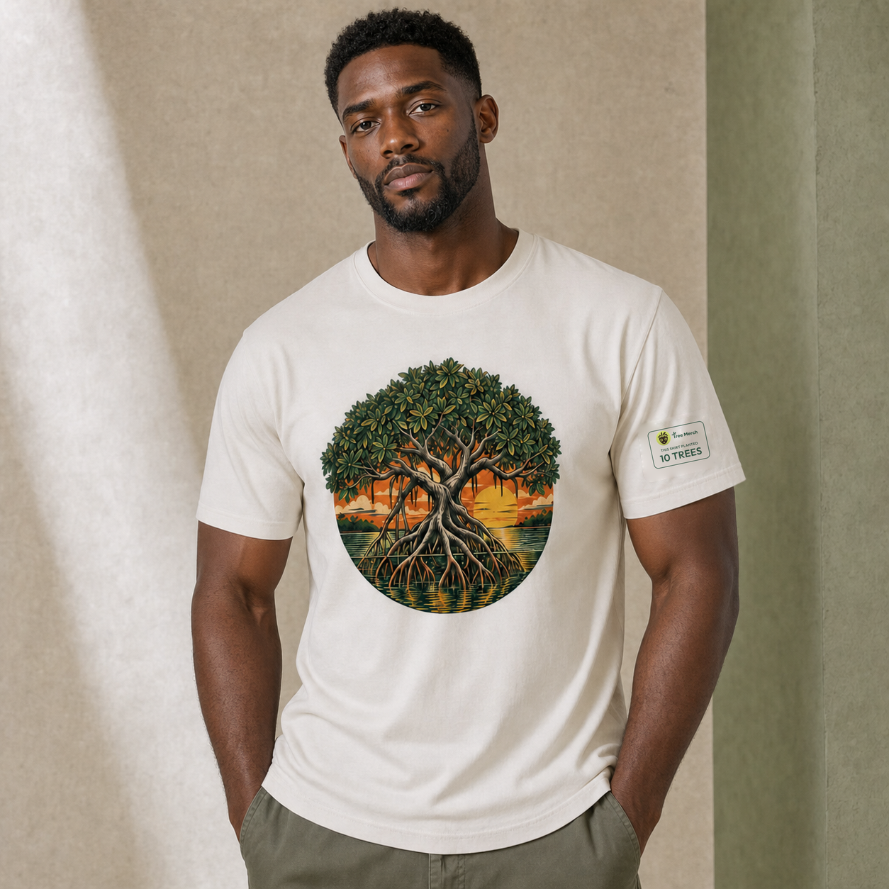 Mangrove Sunset Organic Tee product preview