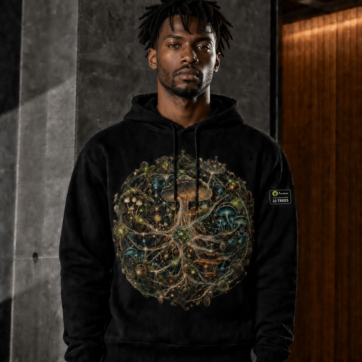 Mycelium Mainframe Eco Hoodie product preview